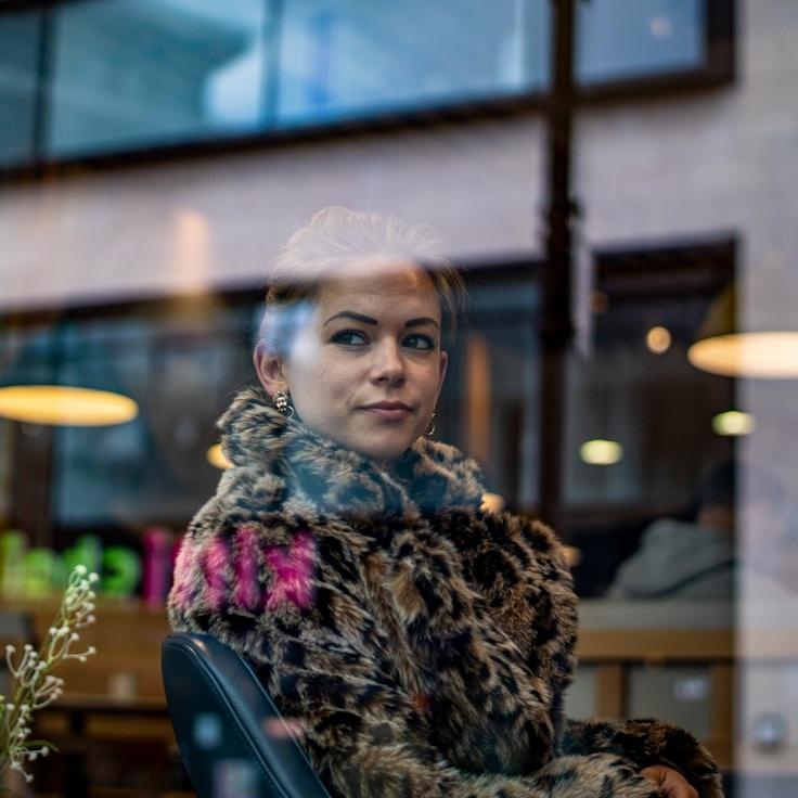 Portrait of Nova Calderon, group coordinator and fusion cooking expert